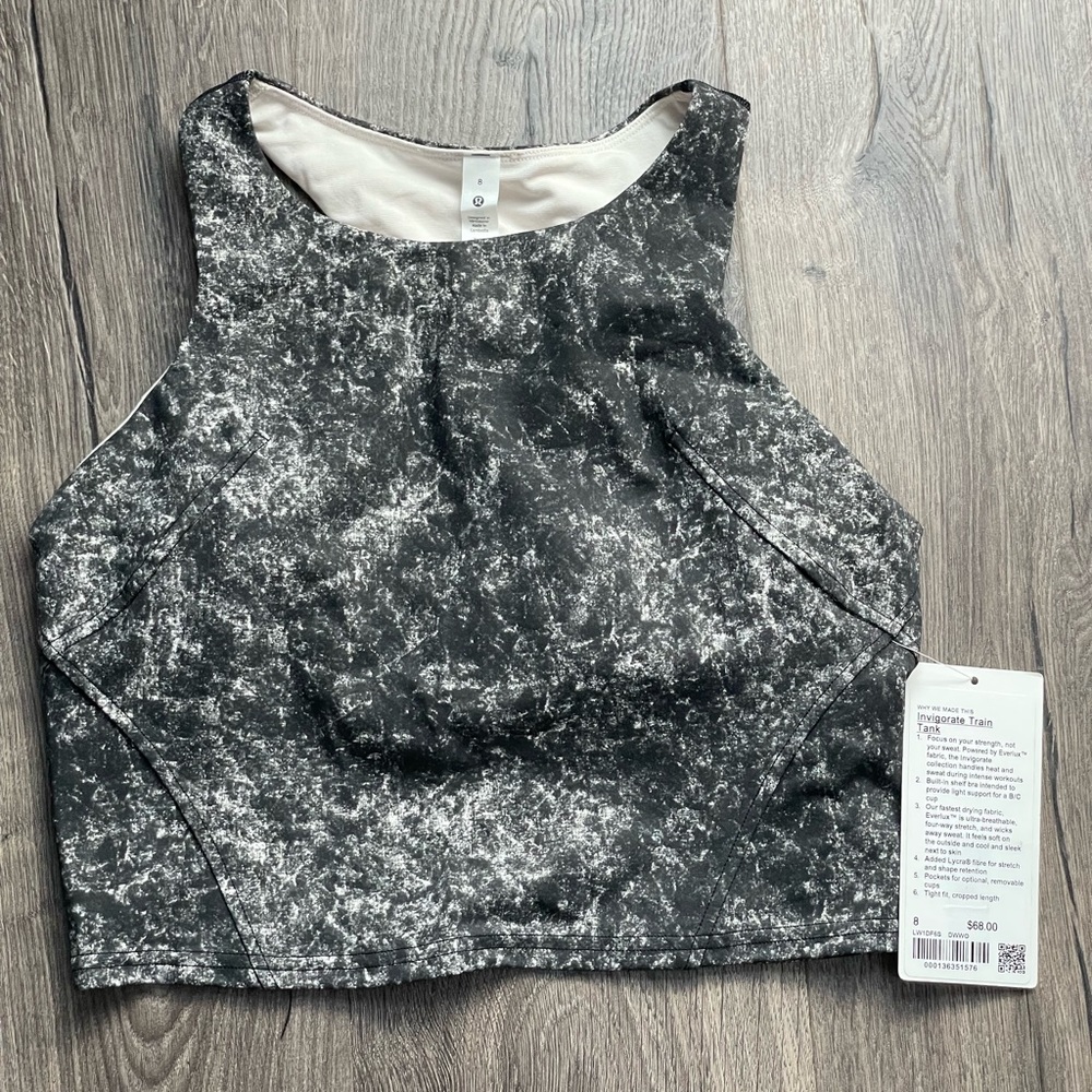 Lululemon - Invigorate Train Tank - Size 8
